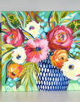 'Aura' mini floral in vase painting