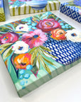 'Aura' mini floral in vase painting