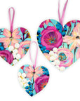'Bloom' Hand painted heart