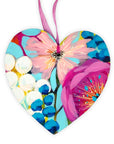 'Bloom' Hand painted heart