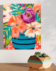 'Felicity' mini floral in vase painting