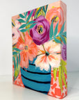 'Felicity' mini floral in vase painting