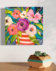 'Hope' mini floral in vase painting