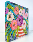 'Hope' mini floral in vase painting