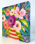 'Hope' mini floral in vase painting