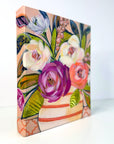 'Pearl' mini floral in vase painting