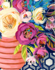 'Phoebe' mini floral in vase painting