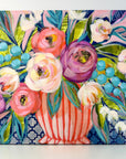'Quinn' mini floral in vase painting