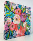 'Quinn' mini floral in vase painting