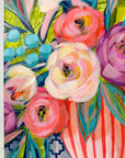 'Quinn' mini floral in vase painting