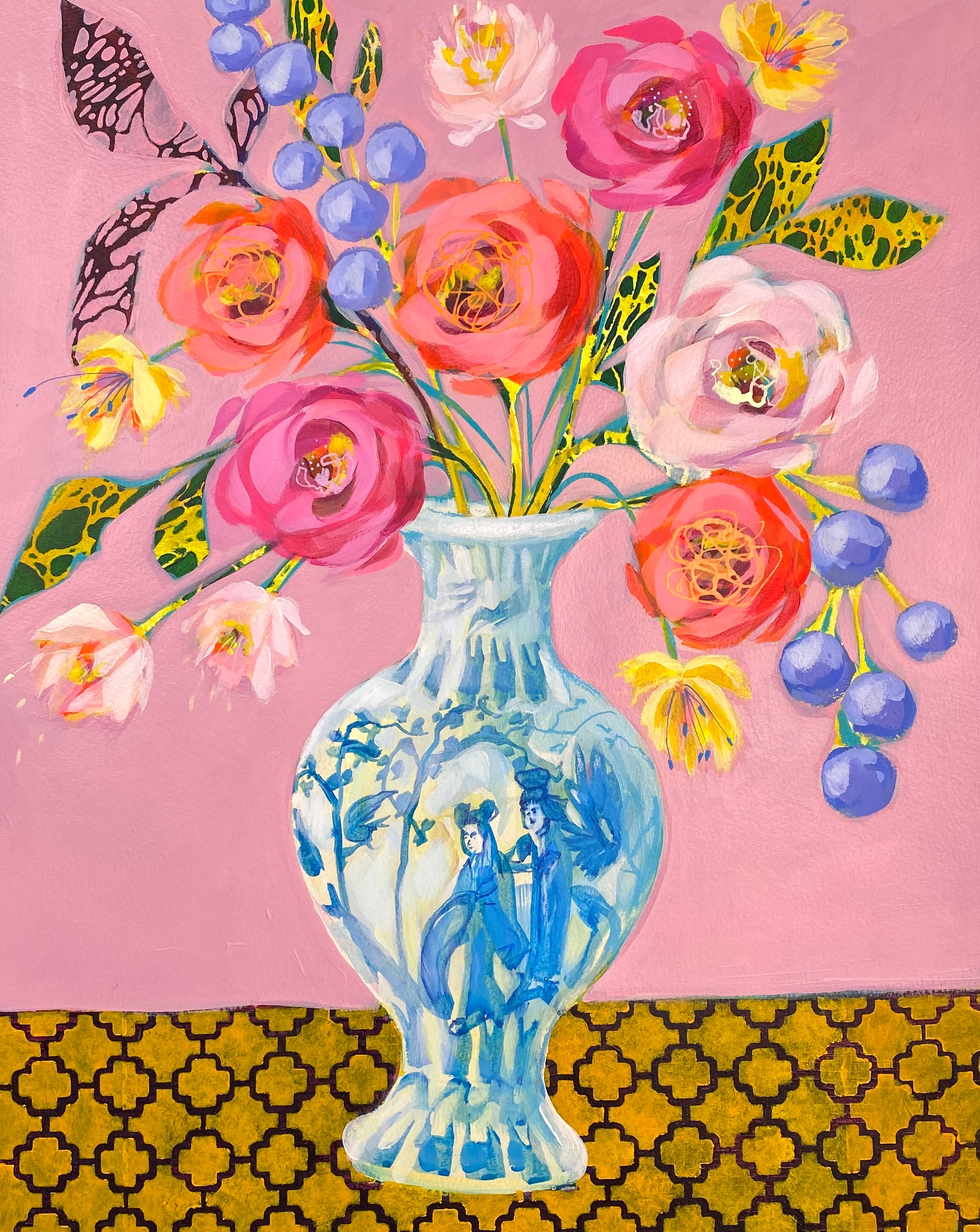 'Stop and smell the roses' Print
