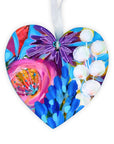 'Thrive' Hand painted heart
