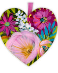 'Zest' Hand painted heart