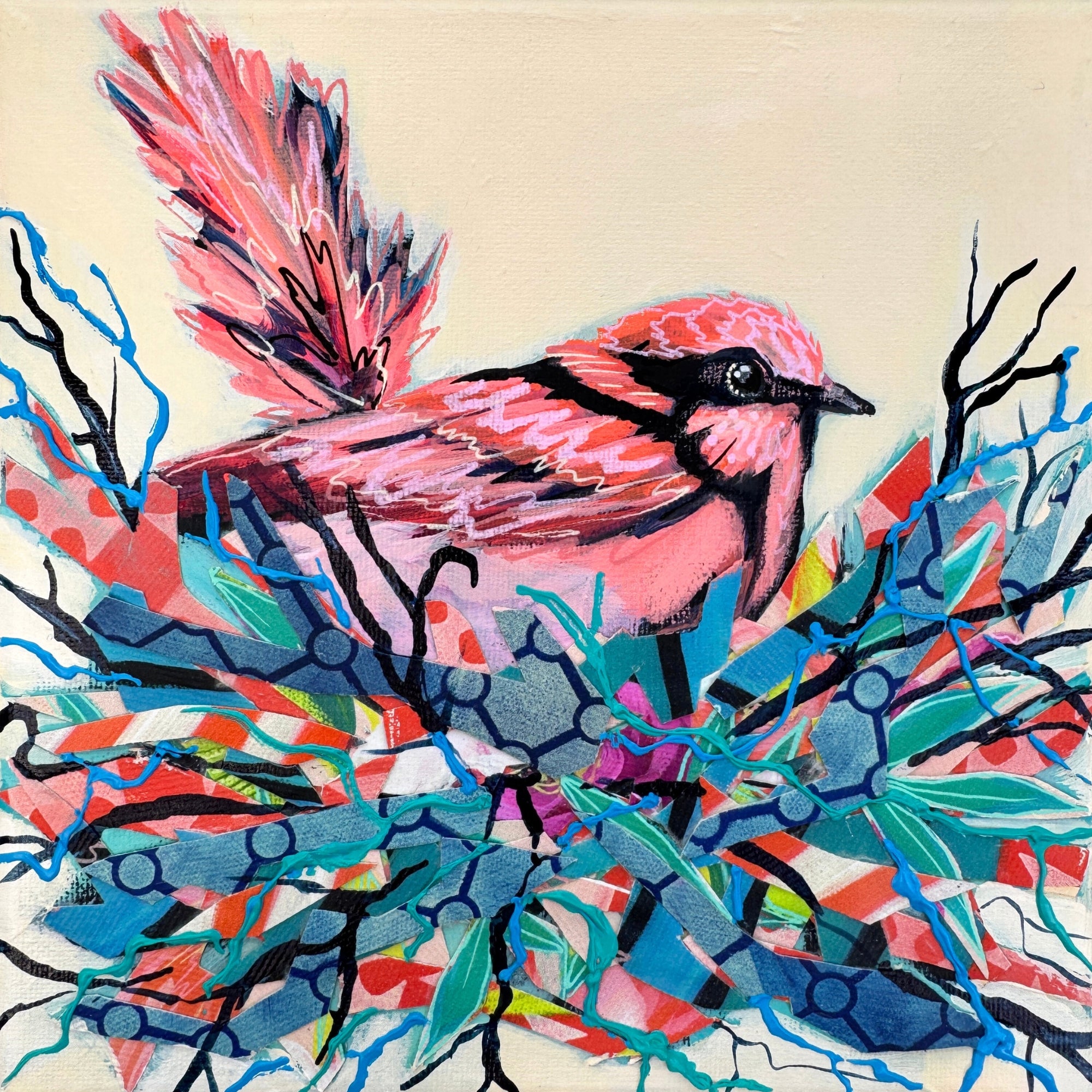 'Belonging' Original collage