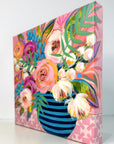 'Orla' mini floral in vase painting