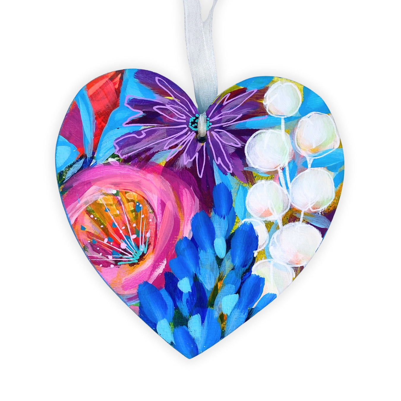 Thrive' Hand painted heart – Lynsay Green Art