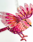 'Rise & Bloom' - Original Hand painted garden bird